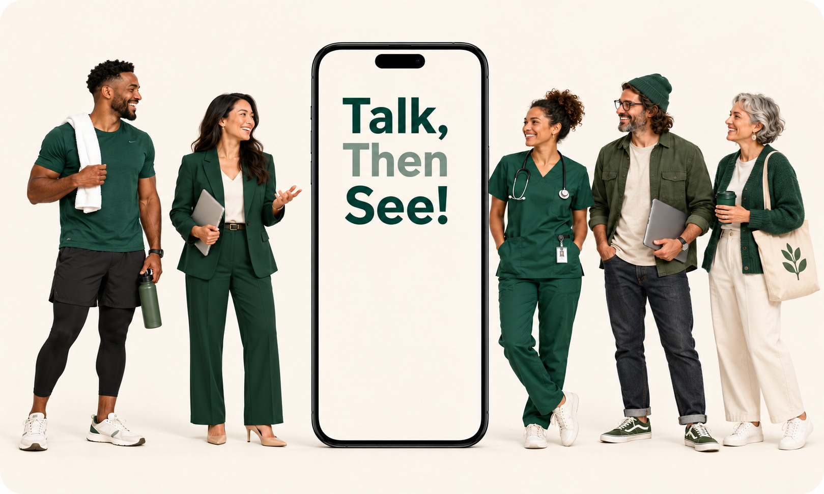 TalkThenSee — Talk, Then See!